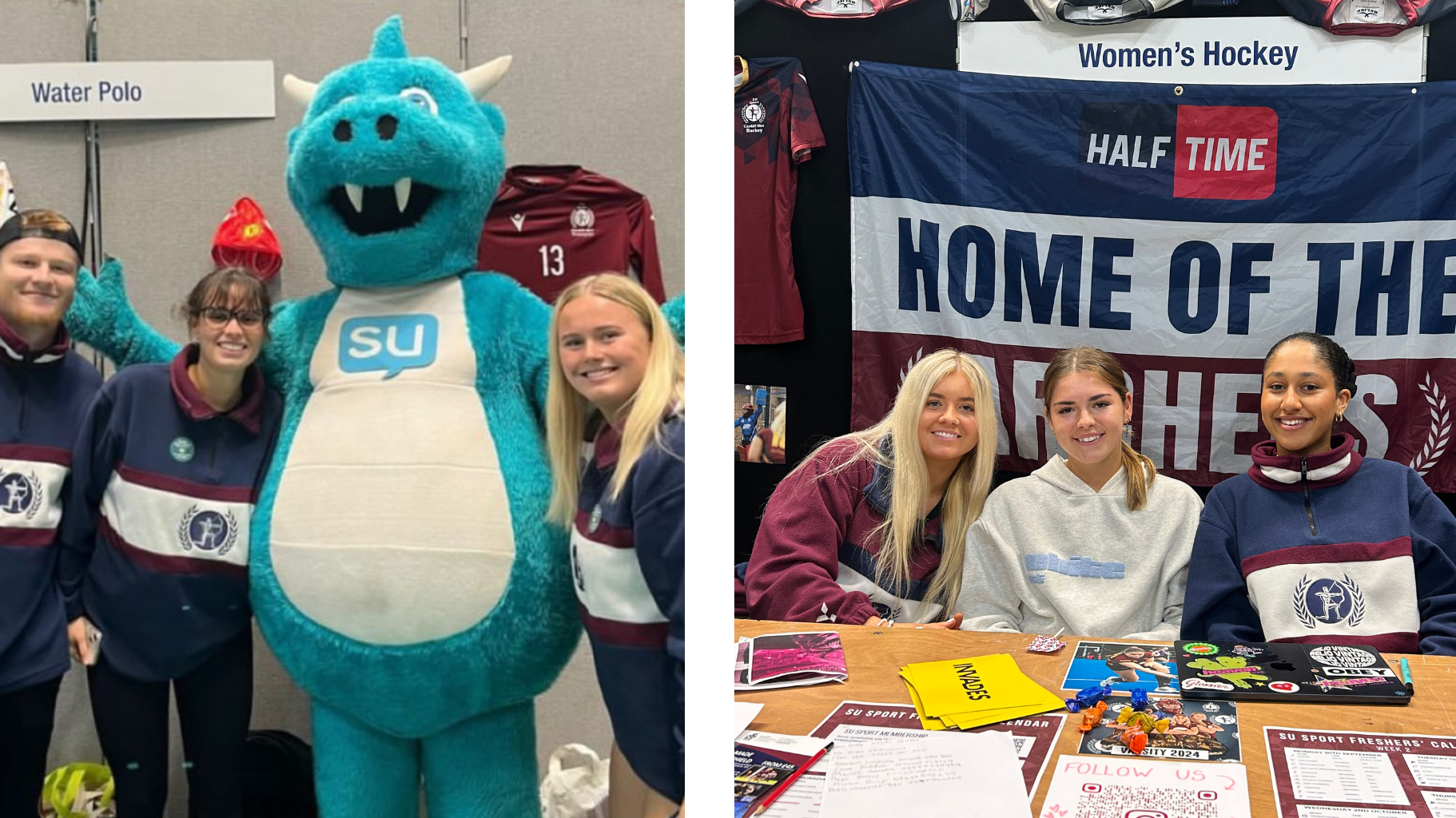 Freshers Fayre Fun at Cardiff Met: Y1 Custom Retro Fleeces, Games, and Social Media Highlights