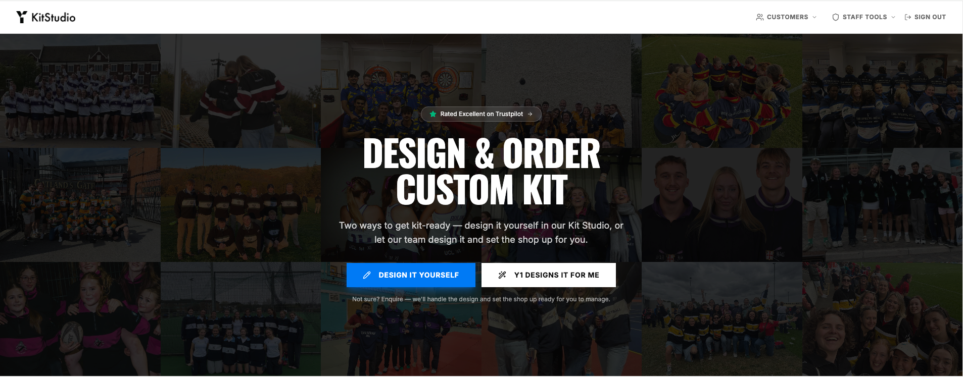 Y1 Custom Kit Studio: Design, Shop & Order Teamwear